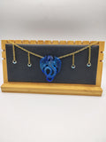 Collier Dragon en résine époxy fait main – Bijou fantasy artisanal