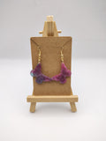 Boucles d’oreilles Papillon en résine époxy faites main – Bijou féerique artisanal