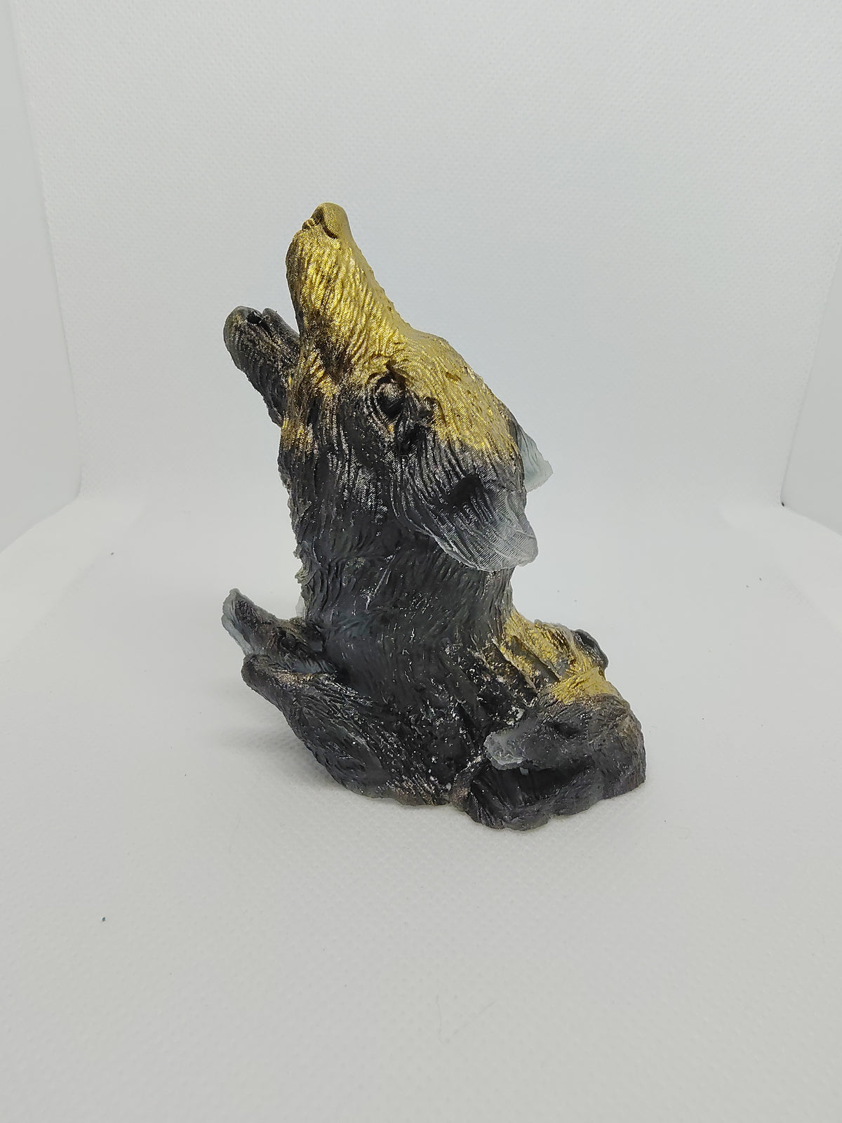 Loup en Résine Époxy – Figurine Décorative Artisanale
