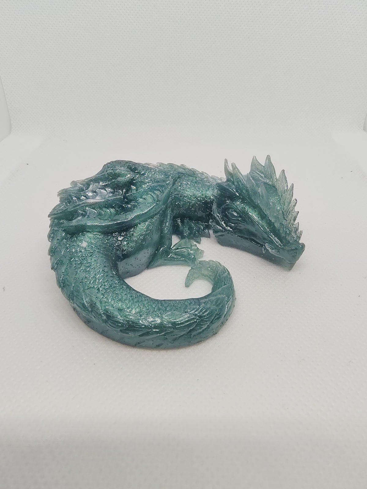 Dragon en Résine Époxy – Figurine Décorative Fantastique artisanale