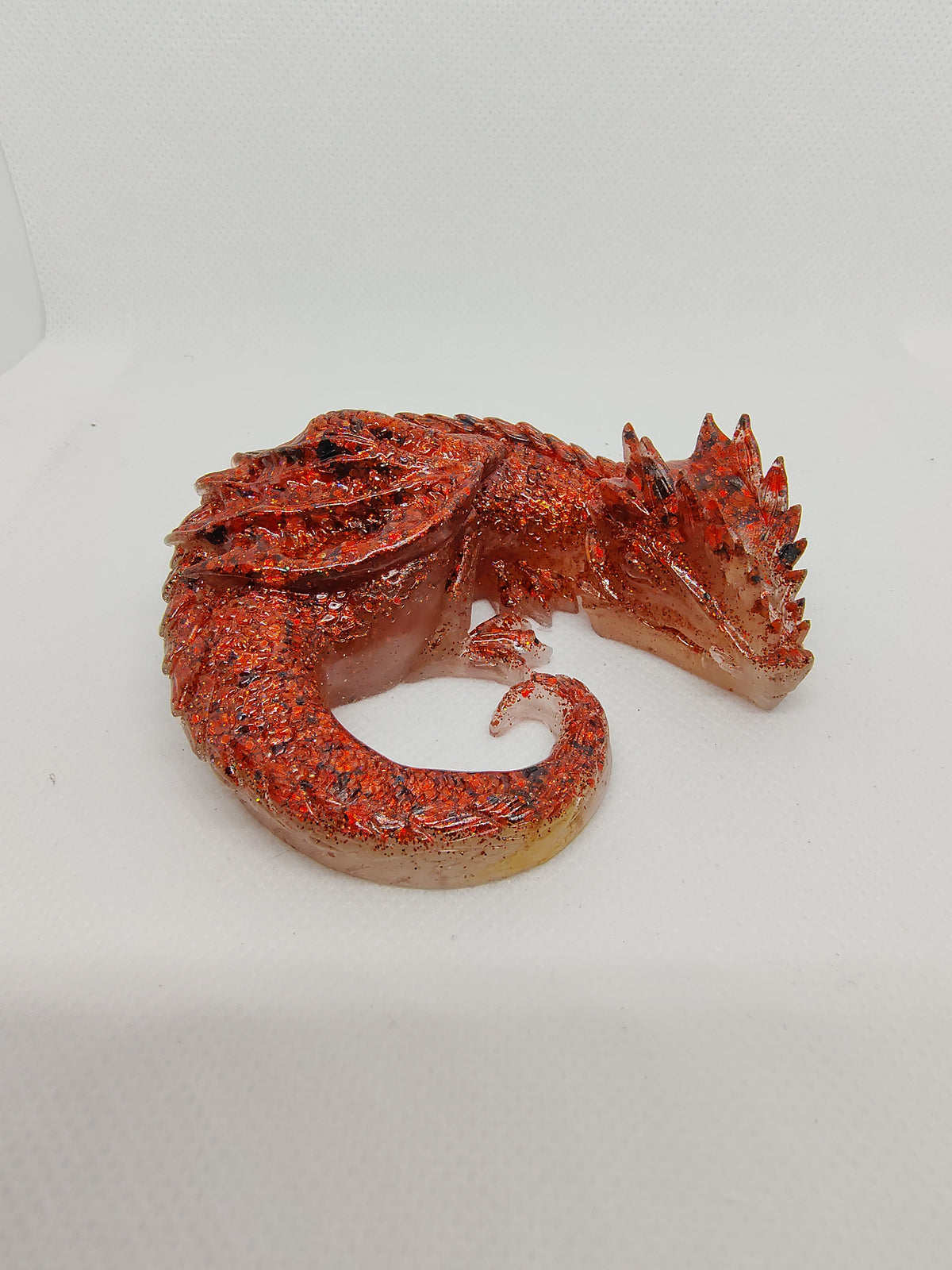 Dragon en Résine Époxy – Figurine Décorative Fantastique artisanale