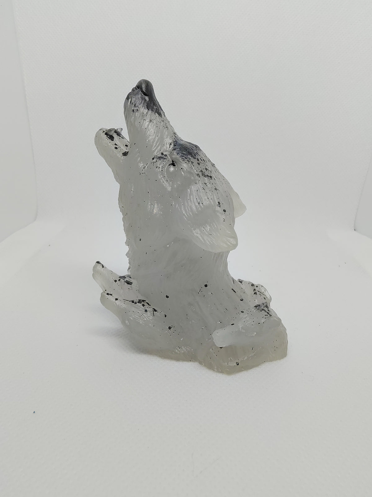 Loup en Résine Époxy – Figurine Décorative Artisanale
