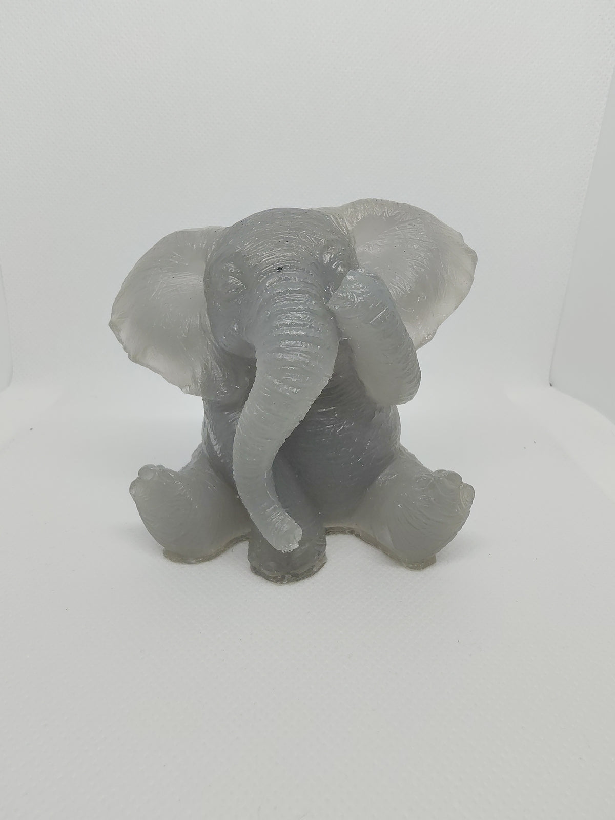 Éléphant en Résine Époxy – Figurine Décorative Artisanale