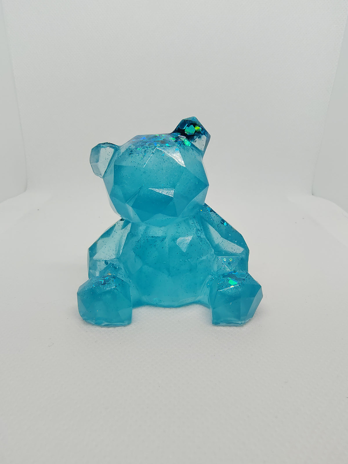 Ours en Résine Époxy – Figurine Décorative Artisanale