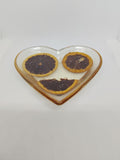 Vide-Poche coeur en Résine Époxy – Décoration Artisanale