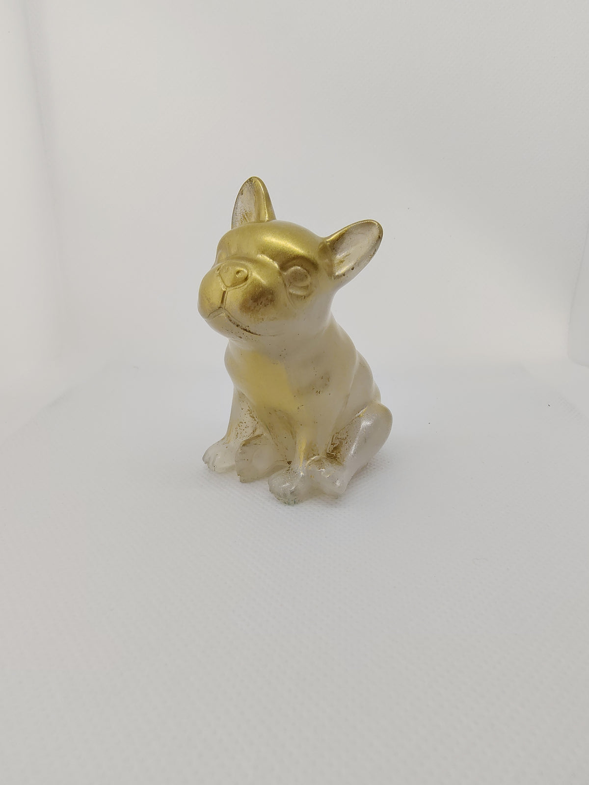 Bouledogue en Résine Époxy – Figurine Décorative Artisanale