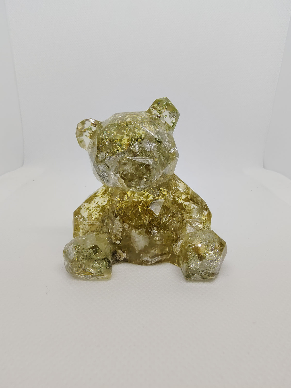 Ours en Résine Époxy – Figurine Décorative Artisanale