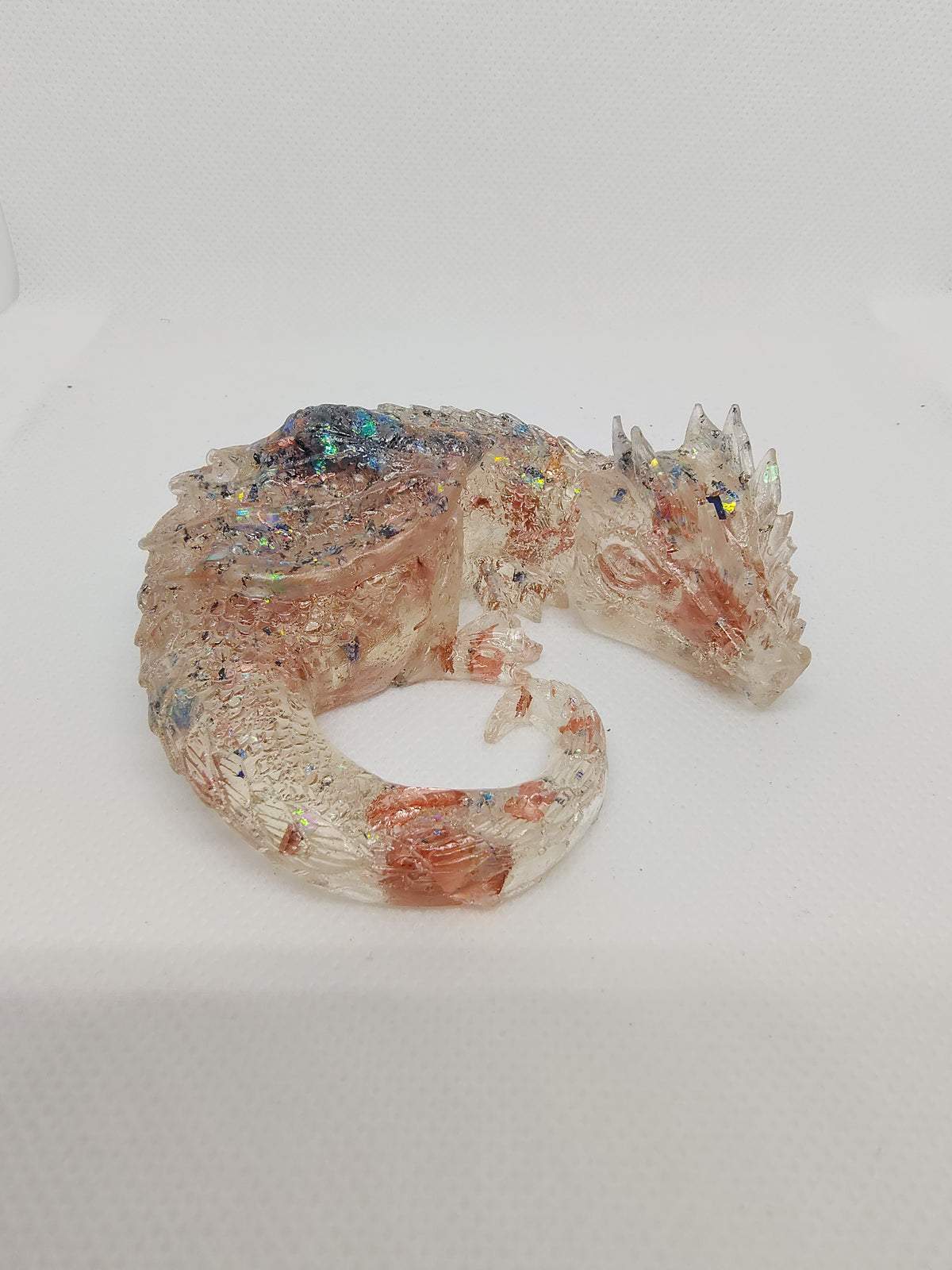 Dragon en Résine Époxy – Figurine Décorative Fantastique artisanale