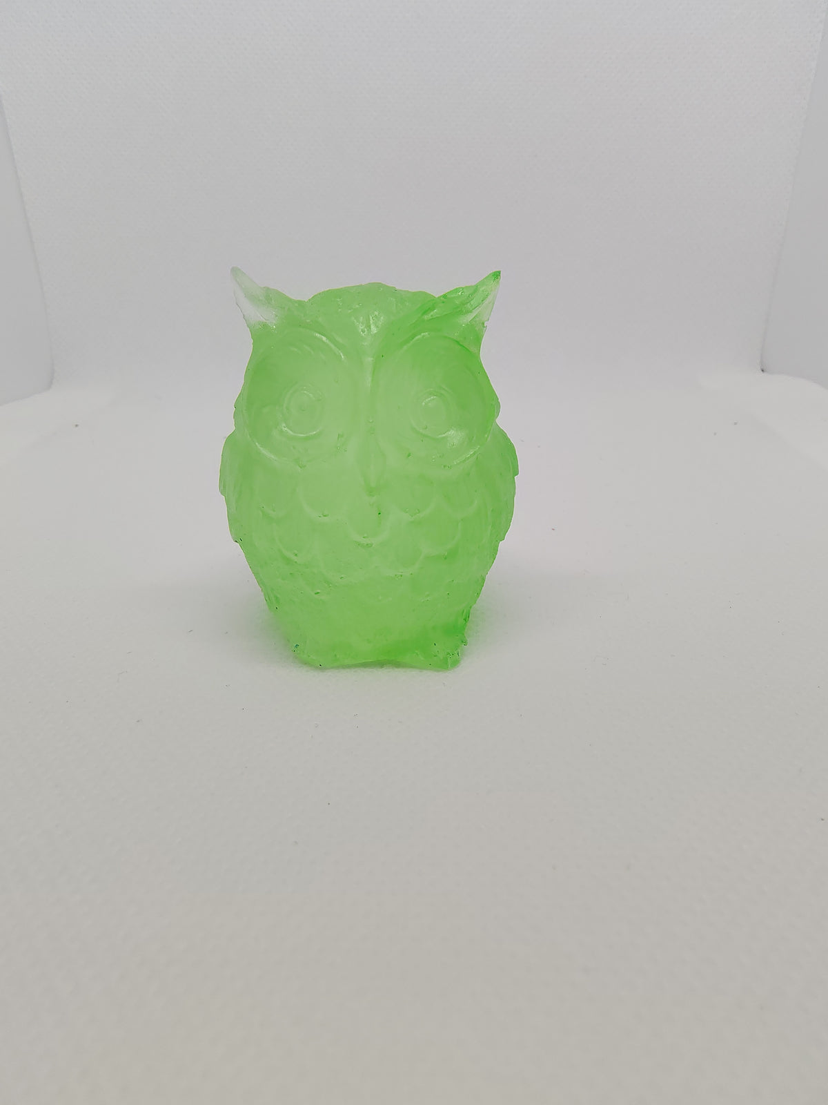 Hibou en Résine Époxy – Figurine Décorative Artisanale