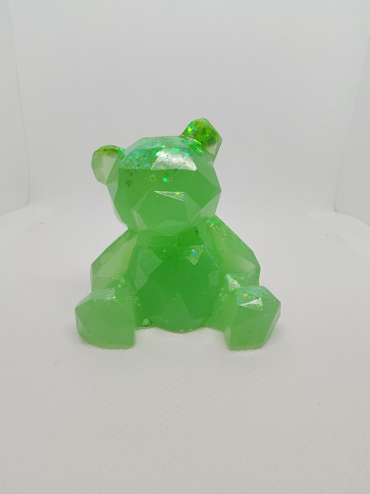 Ours en Résine Époxy – Figurine Décorative Artisanale