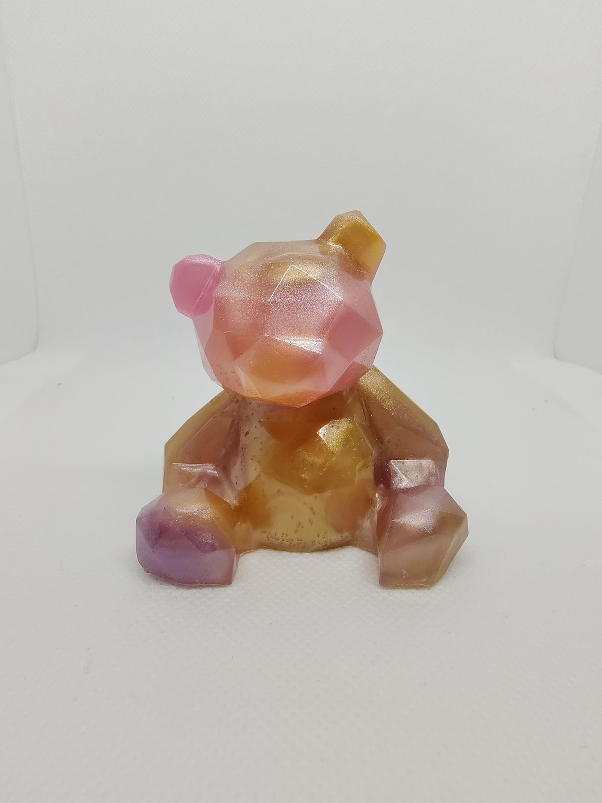 Ours en Résine Époxy – Figurine Décorative Artisanale