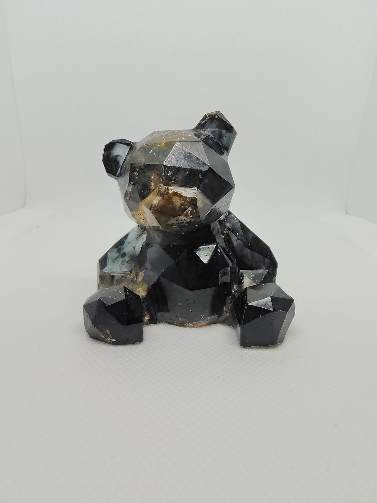 Ours en Résine Époxy – Figurine Décorative Artisanale