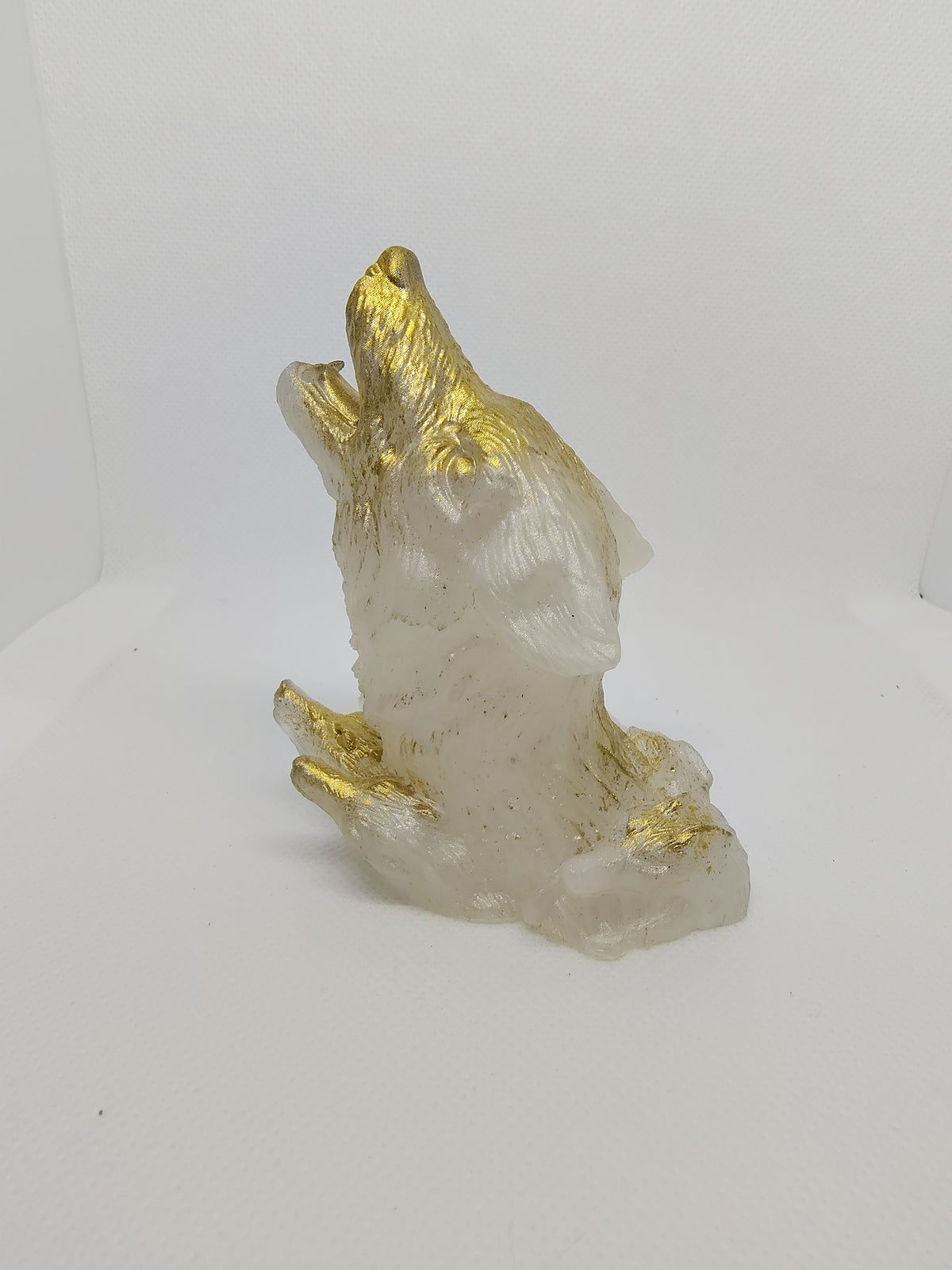 Loup en Résine Époxy – Figurine Décorative Artisanale