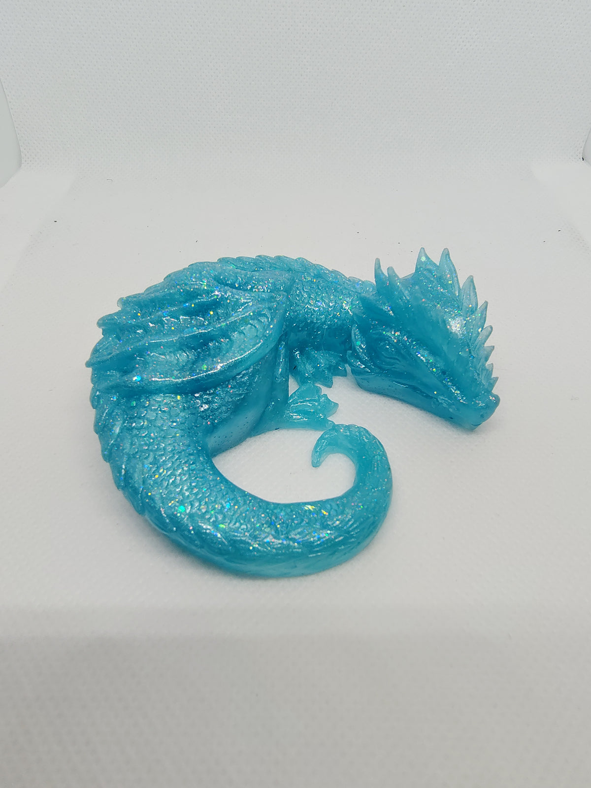 Dragon en Résine Époxy – Figurine Décorative Fantastique artisanale