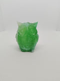 Hibou en Résine Époxy – Figurine Décorative Artisanale
