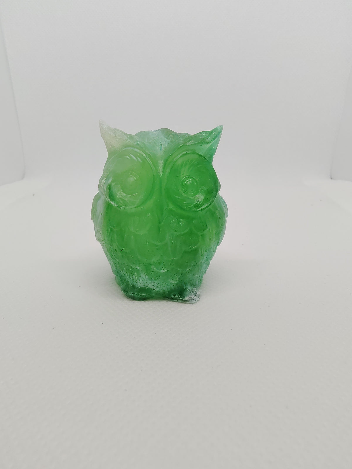 Hibou en Résine Époxy – Figurine Décorative Artisanale