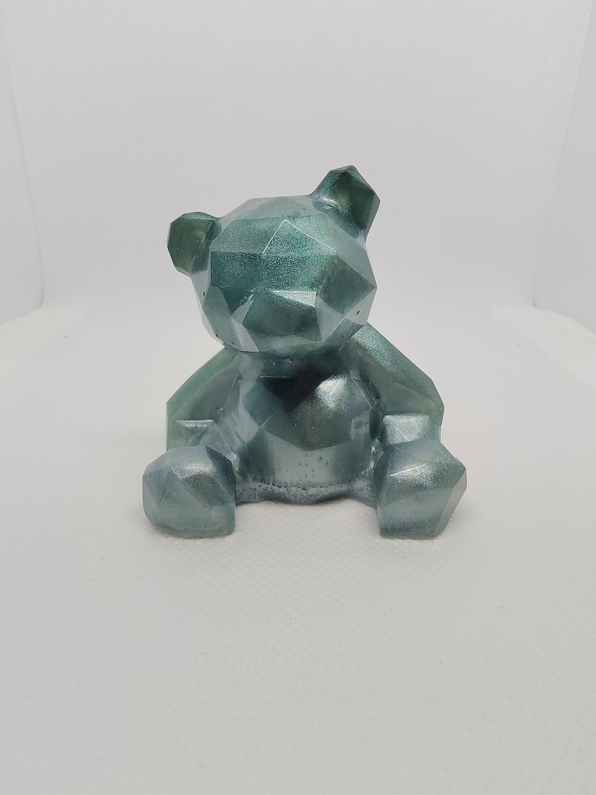 Ours en Résine Époxy – Figurine Décorative Artisanale