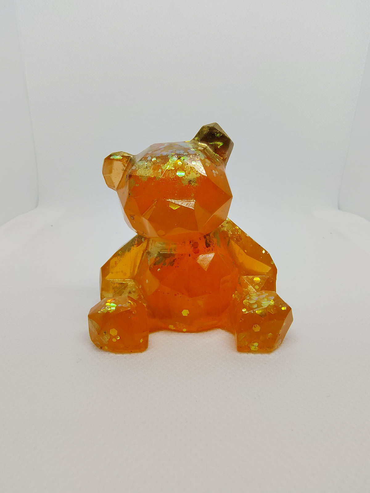 Ours en Résine Époxy – Figurine Décorative Artisanale