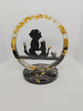 Chien et chat en Résine Époxy – Décoration Artisanale