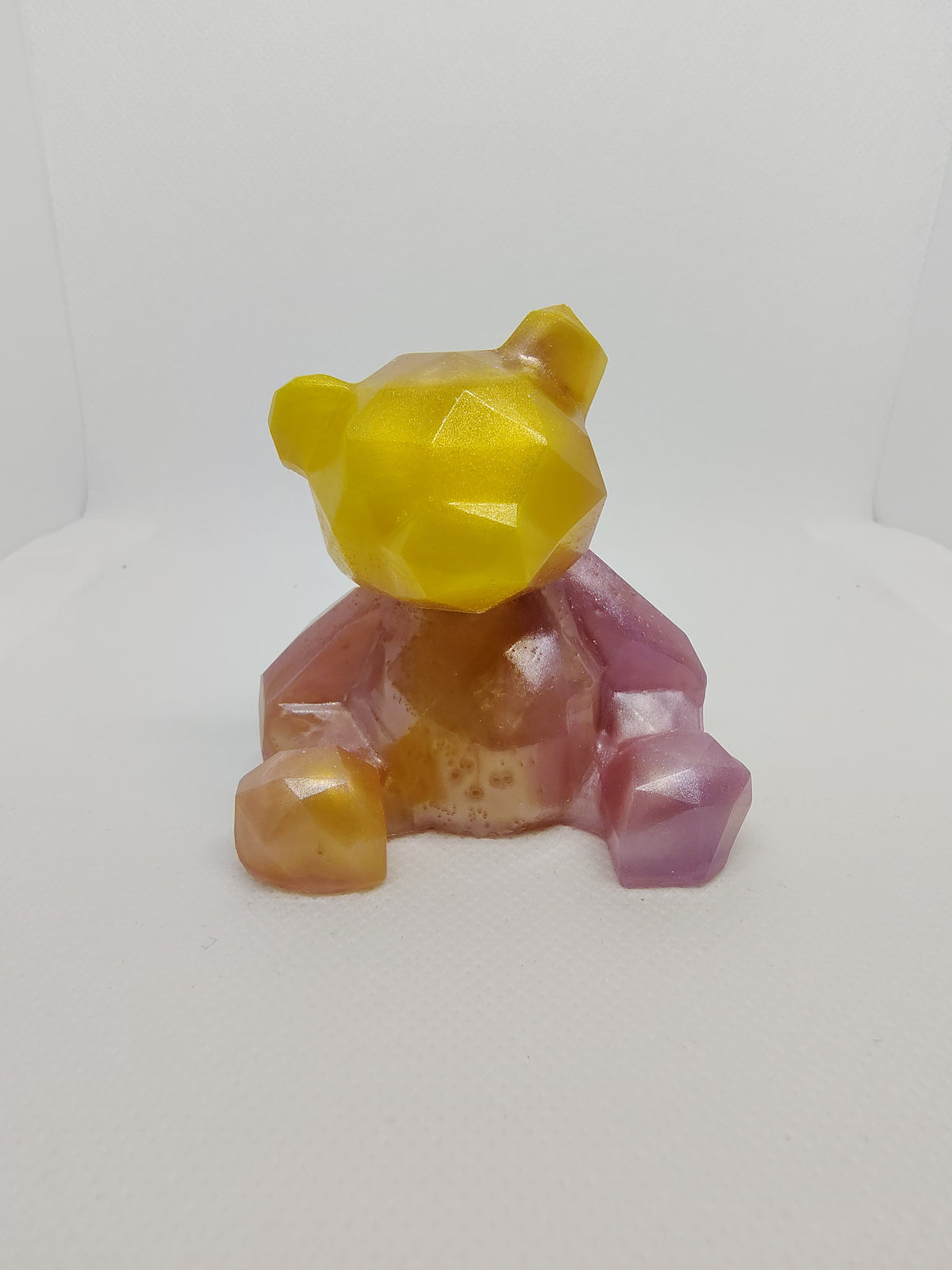 Ours en Résine Époxy – Figurine Décorative Artisanale