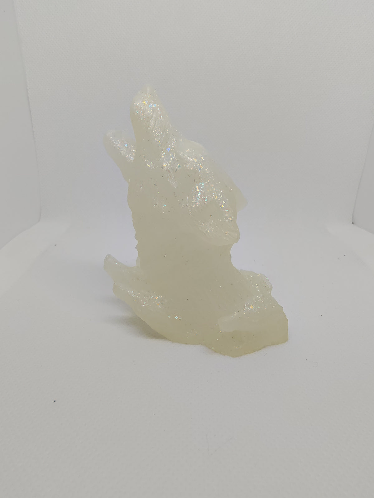 Loup en Résine Époxy – Figurine Décorative Artisanale
