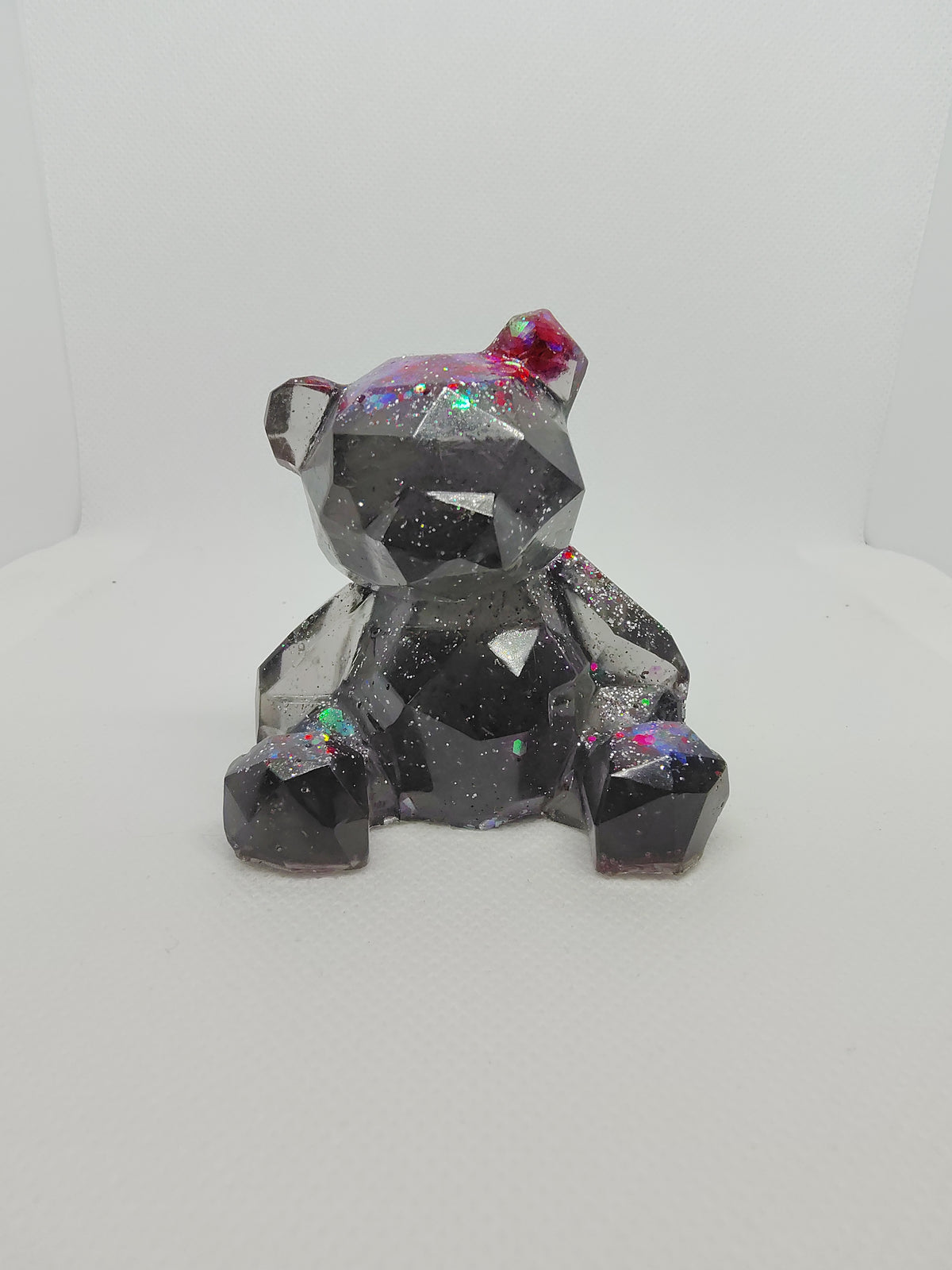 Ours en Résine Époxy – Figurine Décorative Artisanale