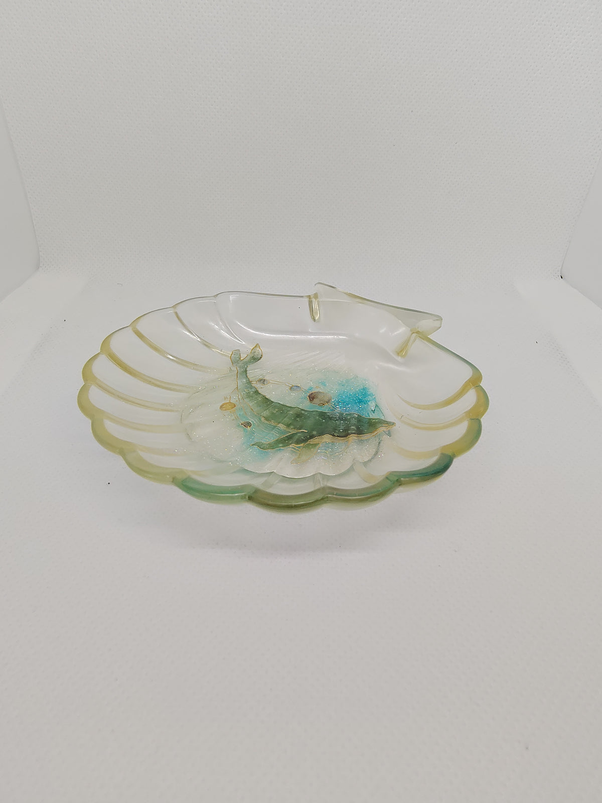 Vide-Poche Coquillage en Résine Époxy – Décoration Artisanale