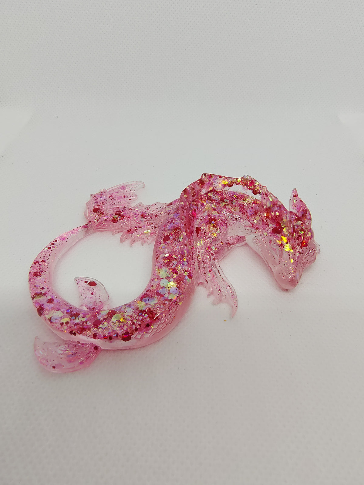 Dragon en Résine Époxy – Figurine Décorative Fantastique artisanale