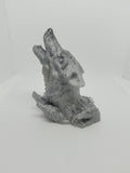 Loup en Résine Époxy – Figurine Décorative Artisanale