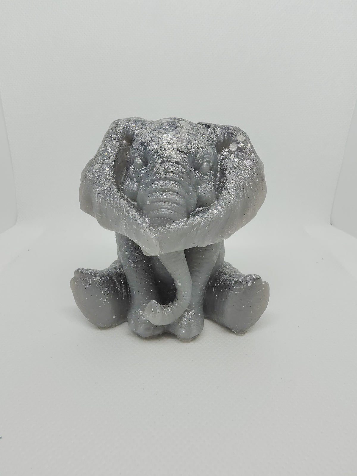 Éléphant en Résine Époxy – Figurine Décorative Artisanale
