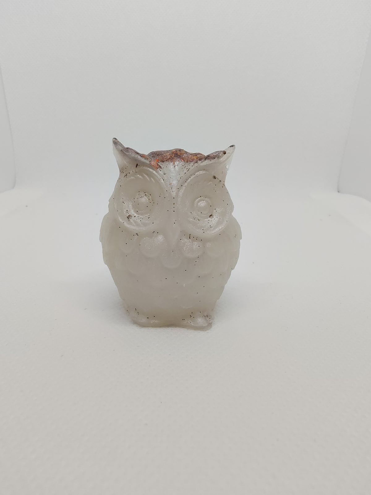 Hibou en Résine Époxy – Figurine Décorative Artisanale