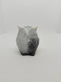 Hibou en Résine Époxy – Figurine Décorative Artisanale