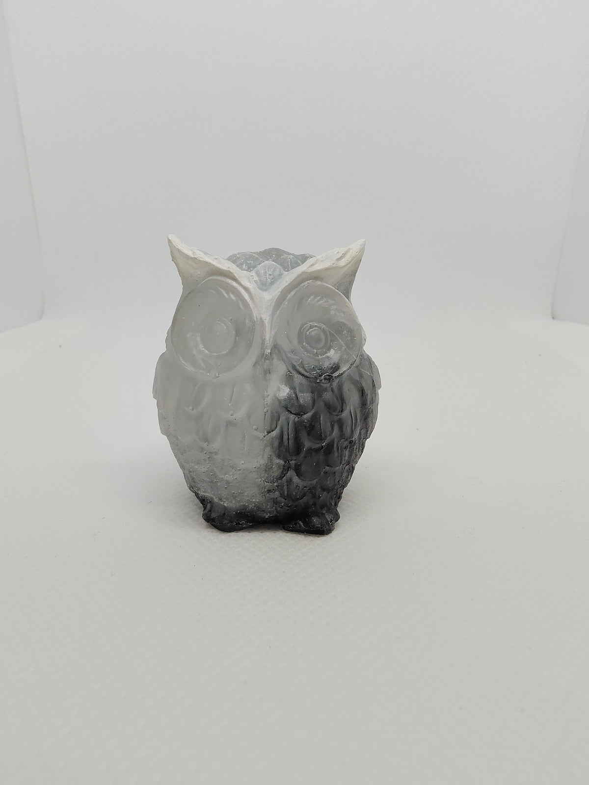 Hibou en Résine Époxy – Figurine Décorative Artisanale