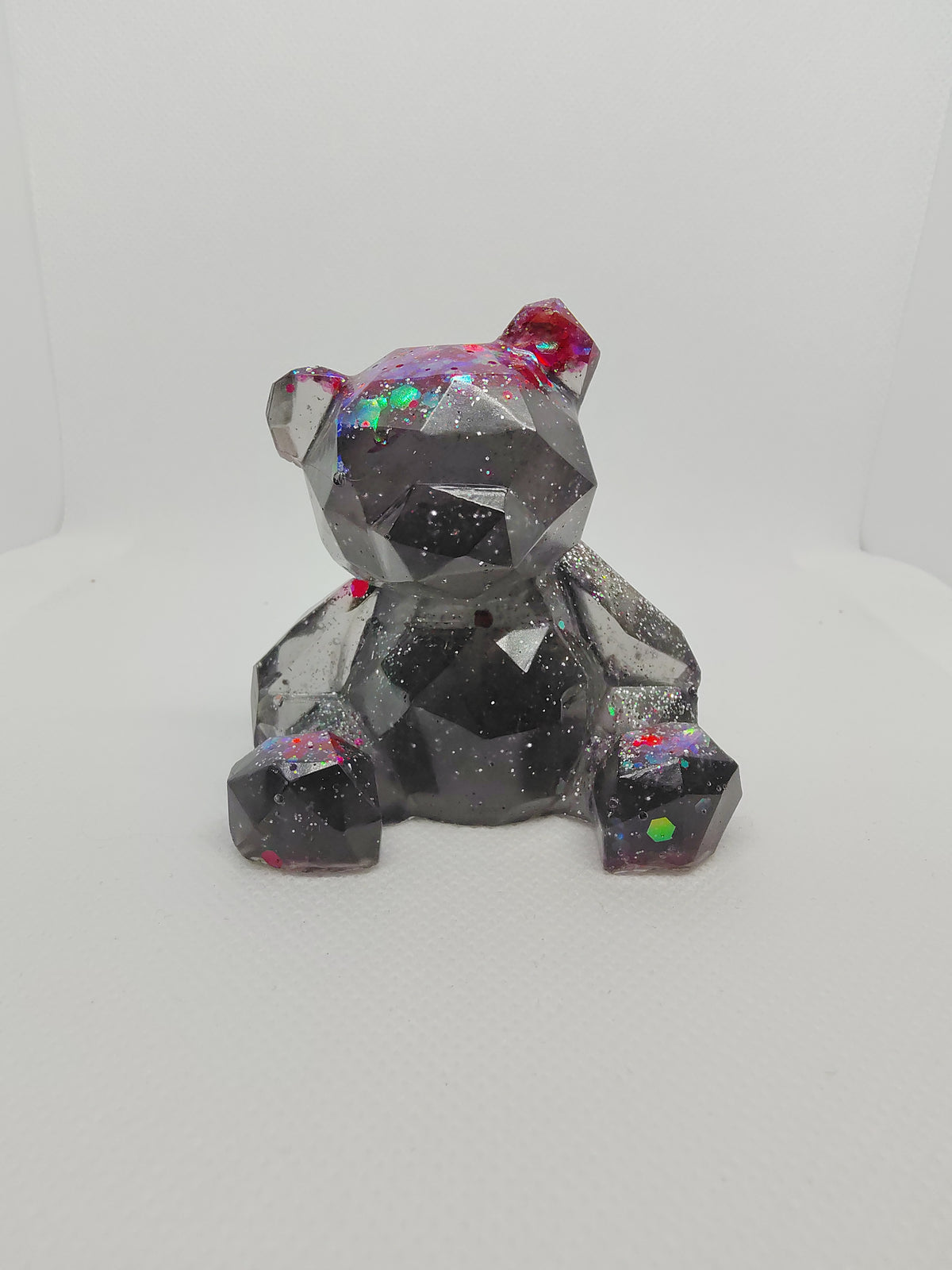 Ours en Résine Époxy – Figurine Décorative Artisanale