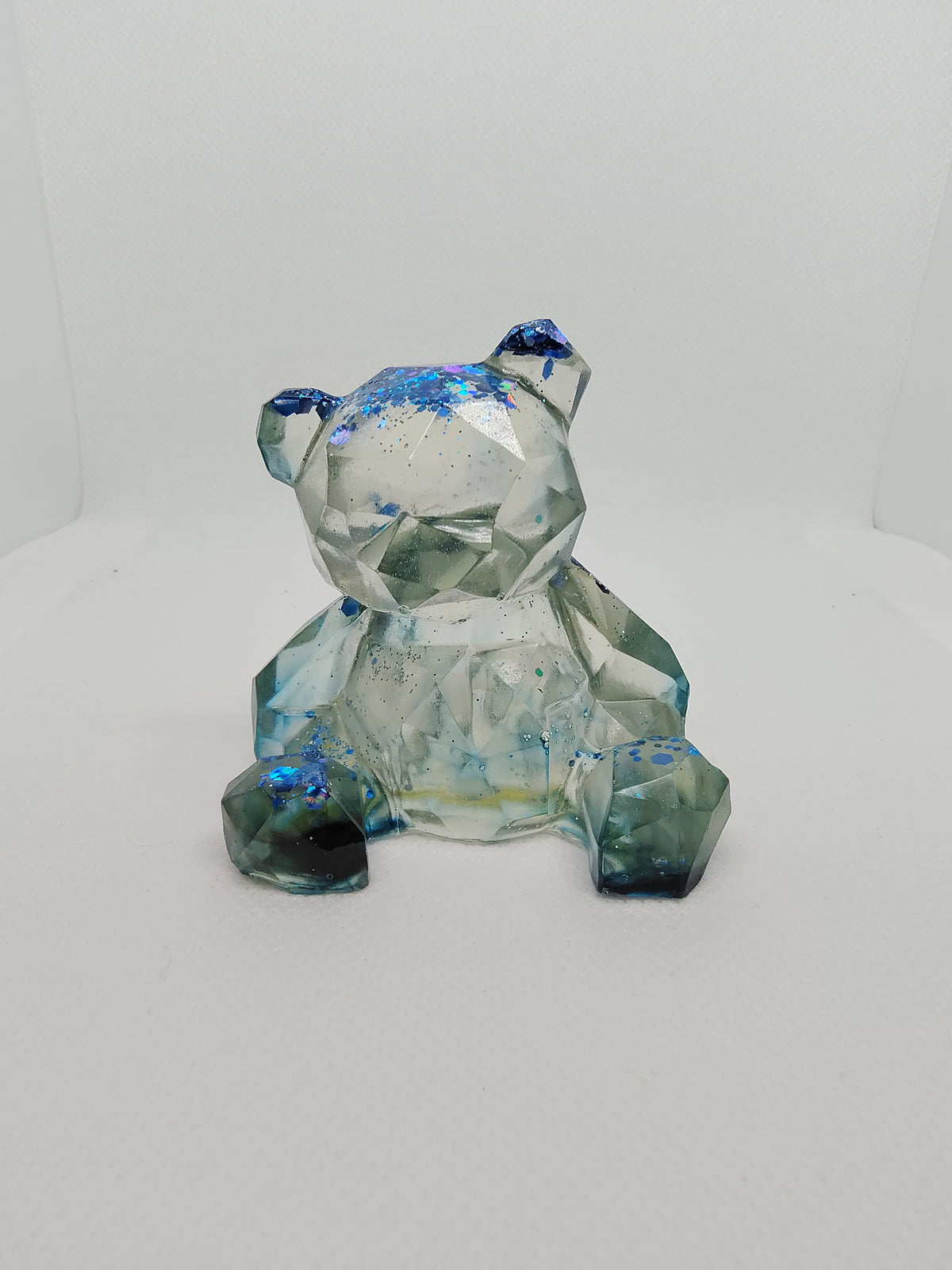 Ours en Résine Époxy – Figurine Décorative Artisanale