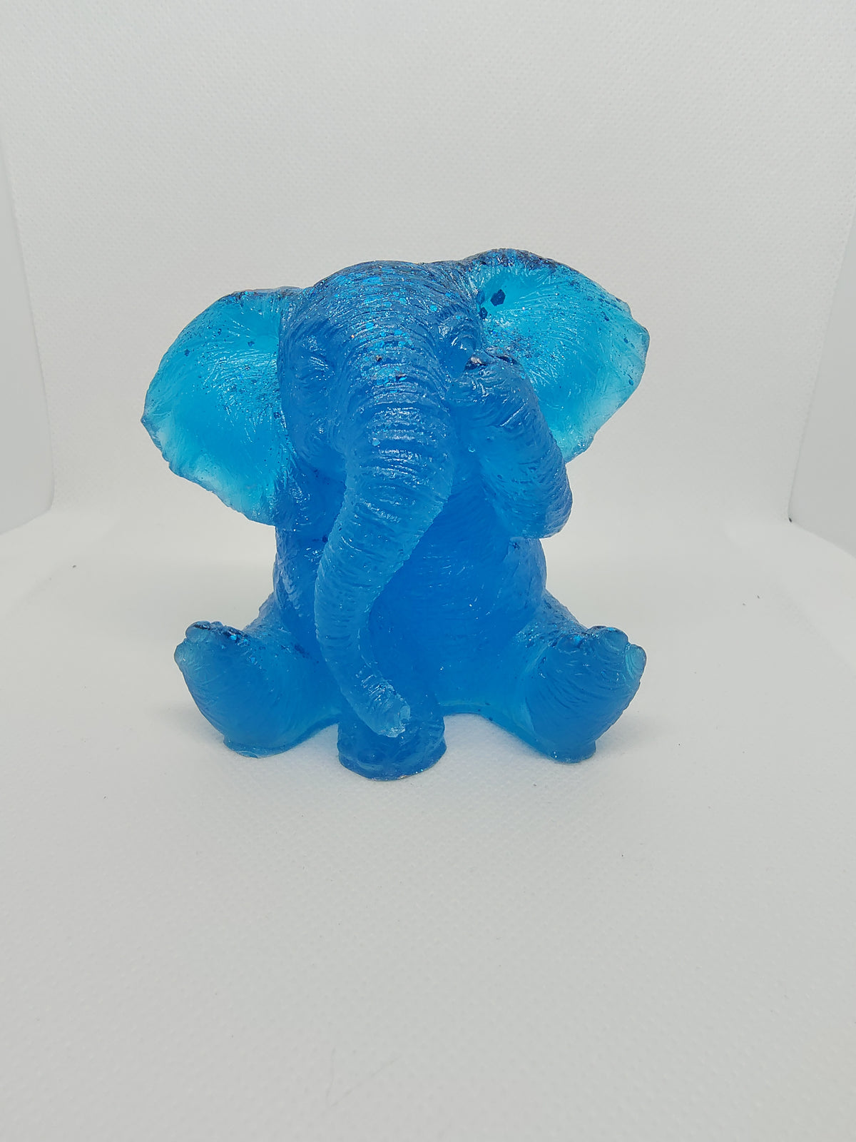 Éléphant en Résine Époxy – Figurine Décorative Artisanale