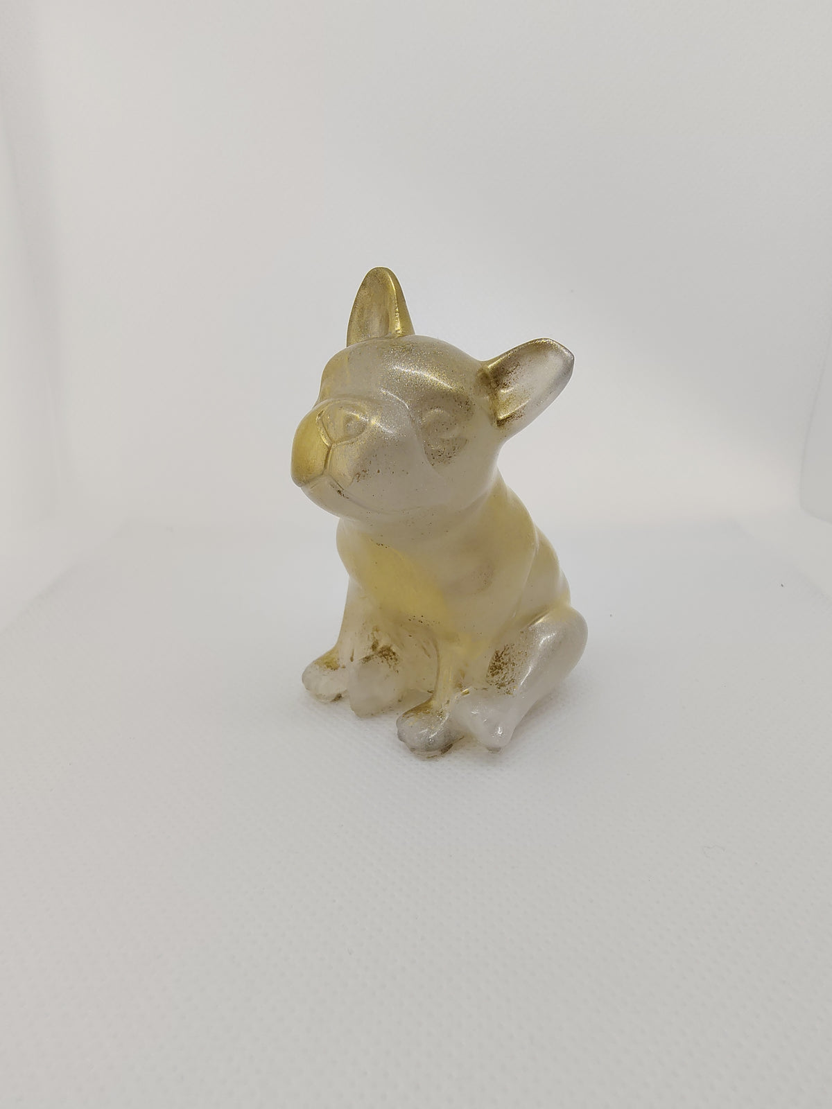 Bouledogue en Résine Époxy – Figurine Décorative Artisanale
