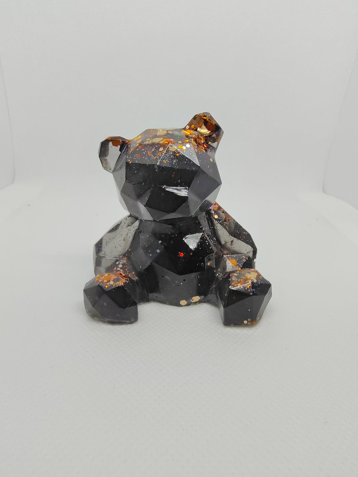 Ours en Résine Époxy – Figurine Décorative Artisanale