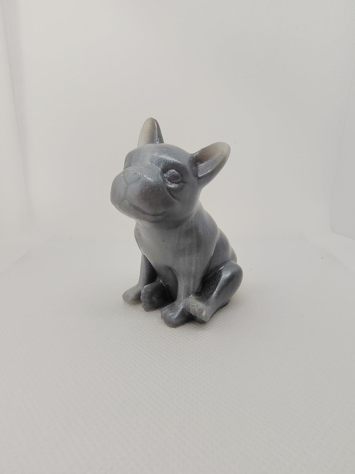 Bouledogue en Résine Époxy – Figurine Décorative Artisanale
