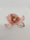 Tortue en Résine Époxy – Figurine Décorative Artisanale