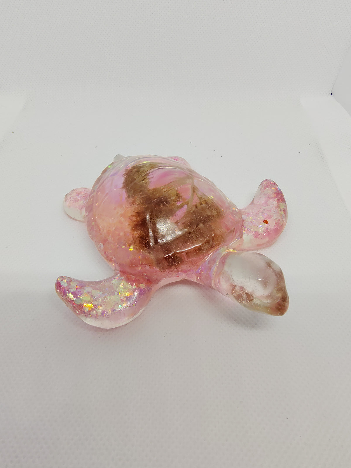Tortue en Résine Époxy – Figurine Décorative Artisanale