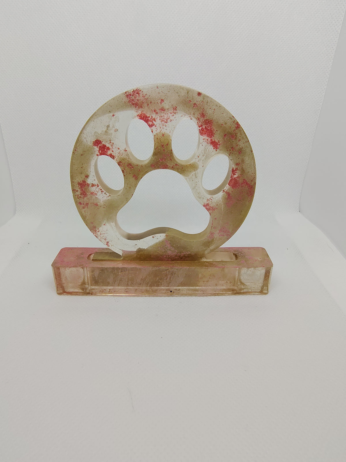 Décoration patte coeur en Résine Époxy – Création Artisanale