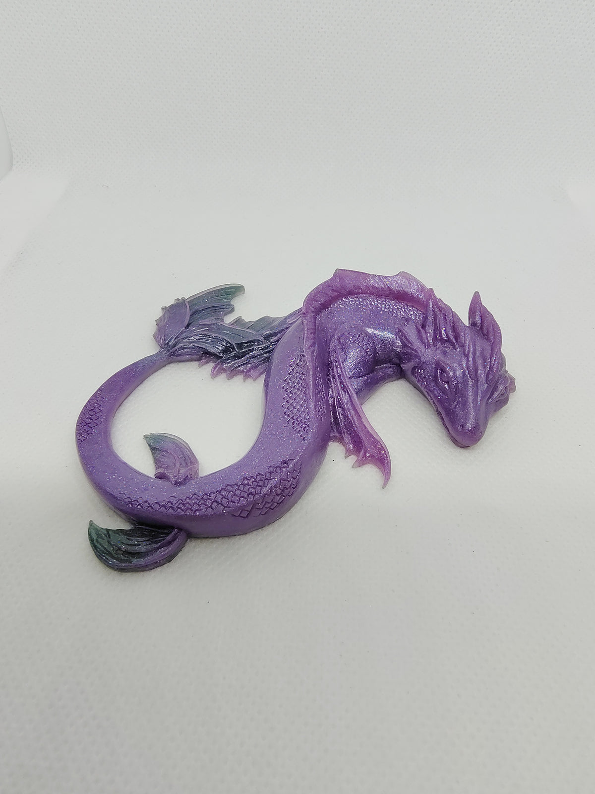 Dragon en Résine Époxy – Figurine Décorative Fantastique artisanale