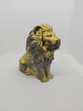 Lion en Résine Époxy – Figurine Décorative Artisanale