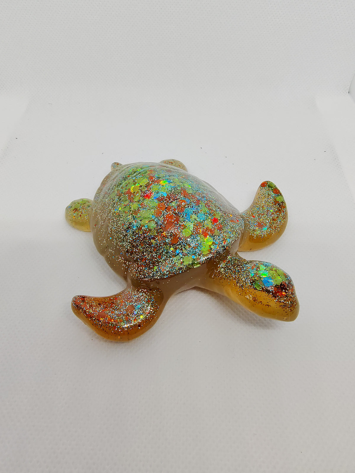 Tortue en Résine Époxy – Figurine Décorative Artisanale