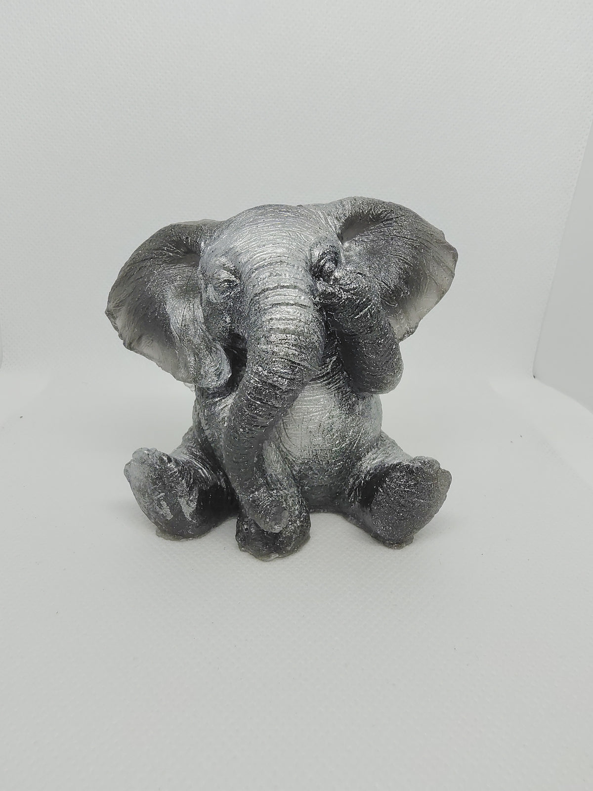 Éléphant en Résine Époxy – Figurine Décorative Artisanale