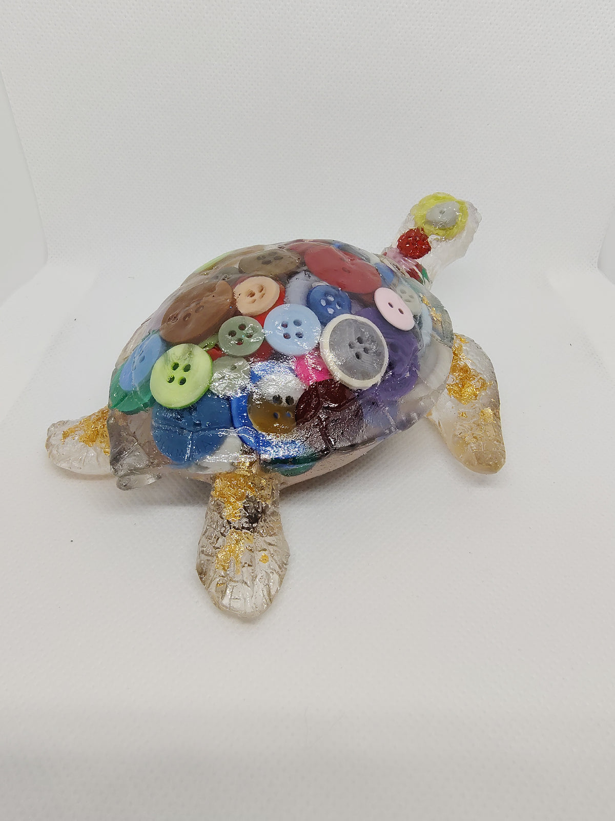 Tortue en Résine Époxy – Figurine Décorative Artisanale