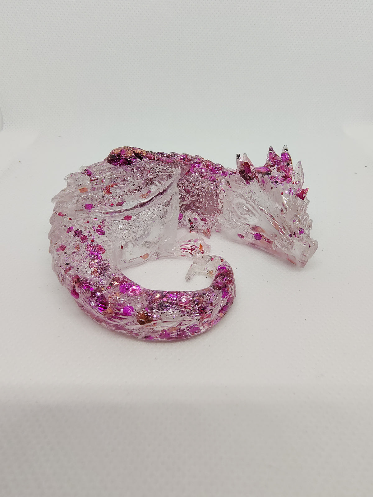 Dragon en Résine Époxy – Figurine Décorative Fantastique artisanale