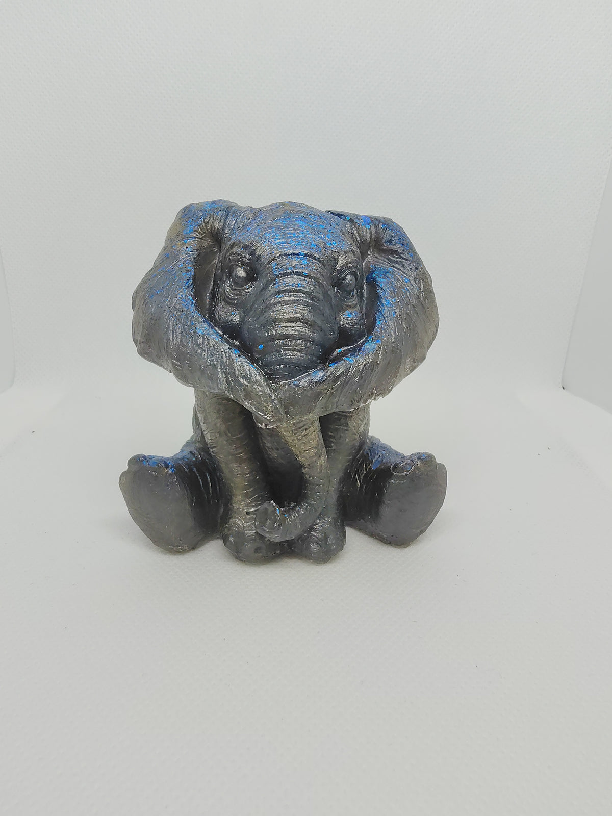 Éléphant en Résine Époxy – Figurine Décorative Artisanale