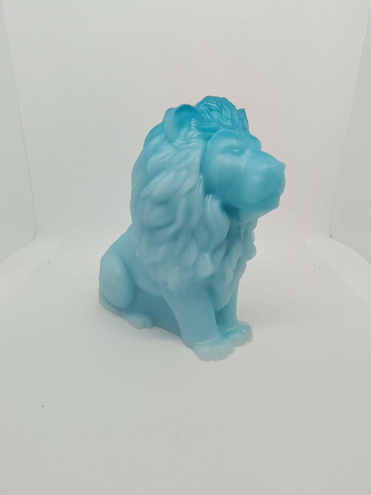Lion en Résine Époxy – Figurine Décorative Artisanale